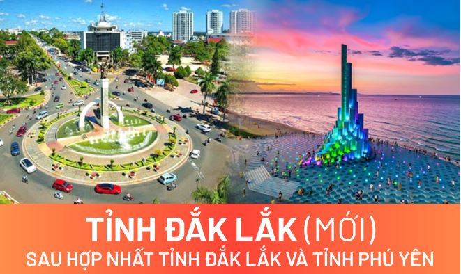 Lễ công bố các quyết định về sáp nhập đơn vị hành chính tỉnh Đắk Lắk